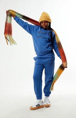 Blue Crew Neck Sweatshirt image number 1