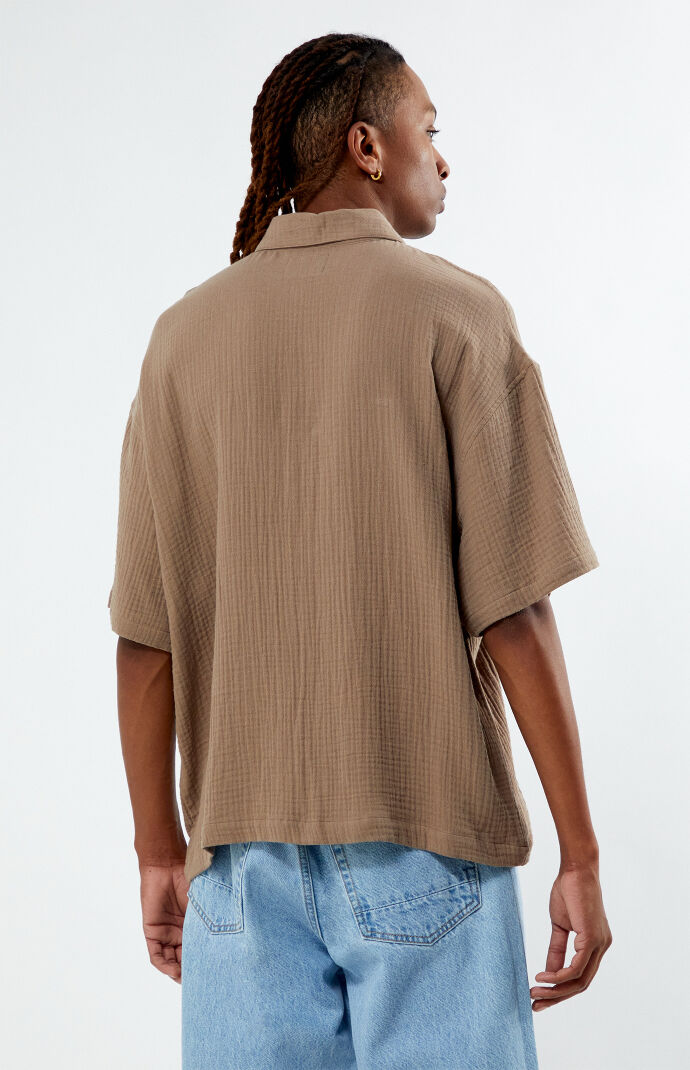 Pacsun Cropped Boxy Camp Shirt