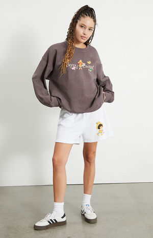 Orange Blossom Berry Sweet Oversized Sweatshirt image number 1