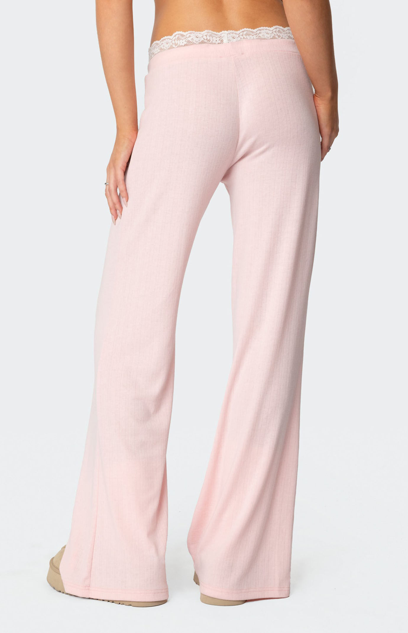 Edikted Peekaboo Lace Pants | PacSun