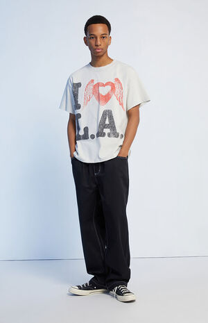 I Heart LA Vintage Oversized T-Shirt image number 4