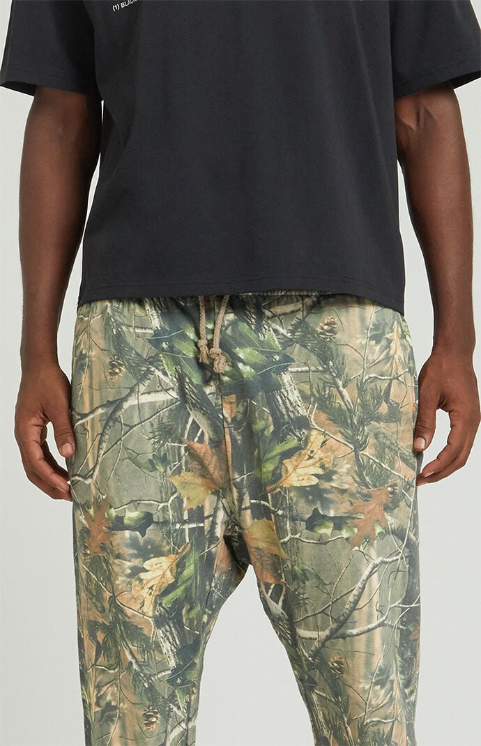 PacSun Camo Straight Leg Sweatpants PacSun