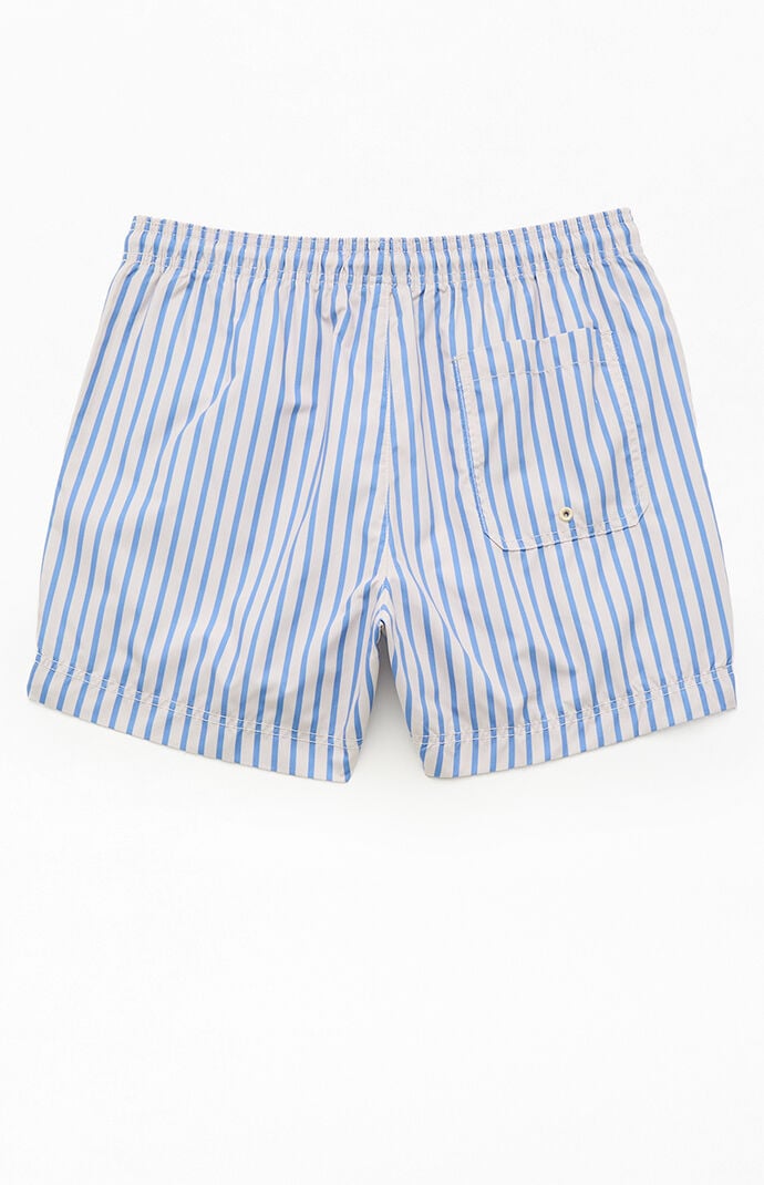 Pacsun Dolphin Striped 4.5" Swim Trunks