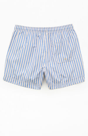 Dolphin Striped 4.5" Swim Trunks image number 2