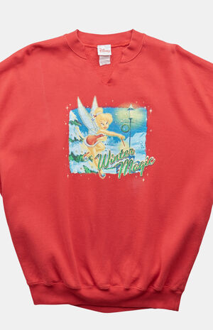 2000s Tinkerbell Winter Magic Crew Neck Sweatshirt image number 2