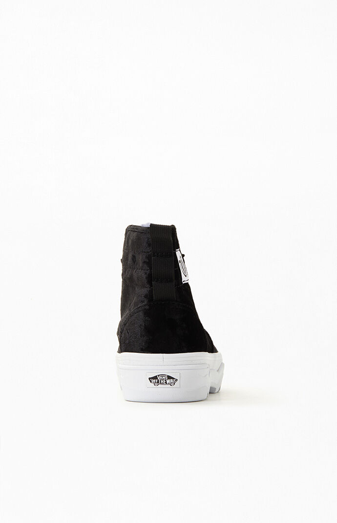 High top store vans velvet