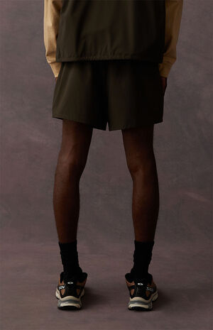 Off Black Running Shorts image number 6