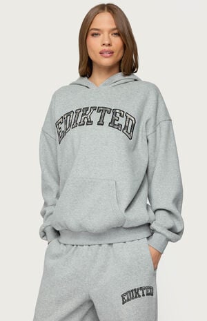 Camo Crush Edikted Oversized Hoodie image number 2