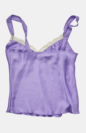 2000s Silk Cami V-Neck Tank Top image number 2