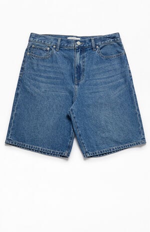 Medium Indigo Baggy Denim Shorts
