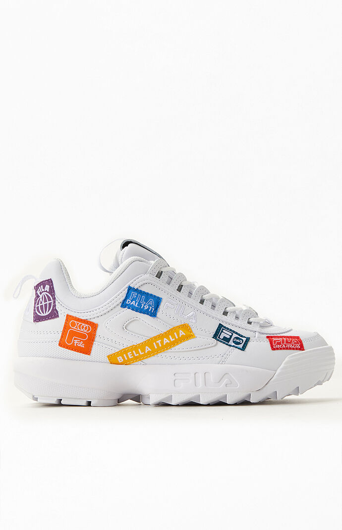 Supreme fila clearance shoes