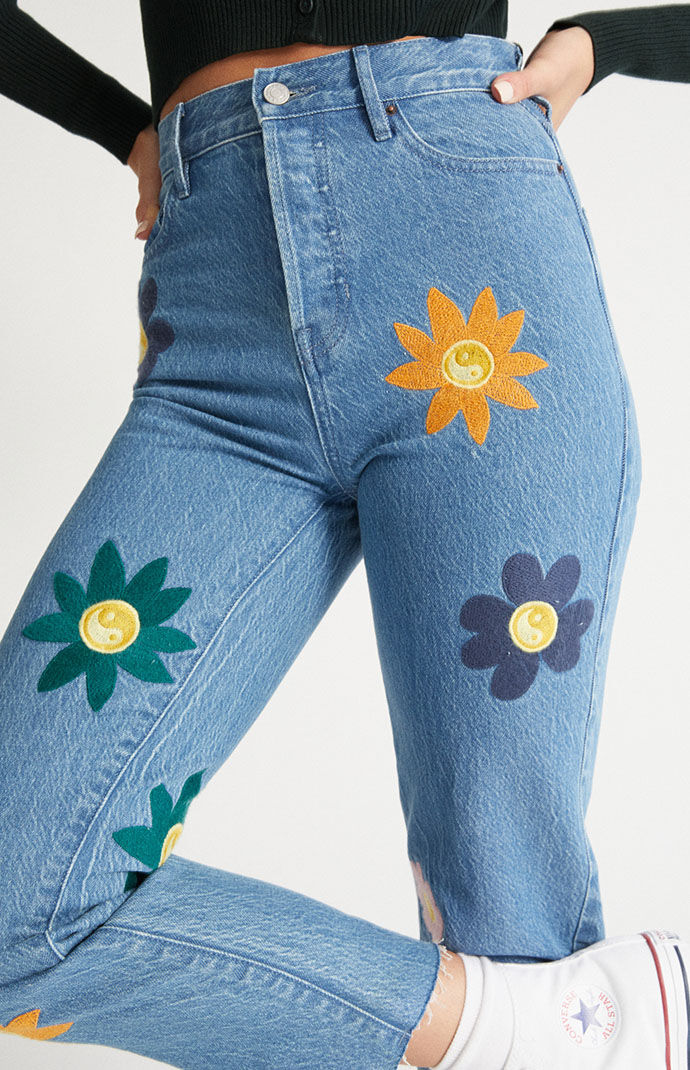 Pacsun embroidered jeans online
