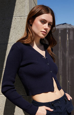 Navy Shannon Cardigan image number 1