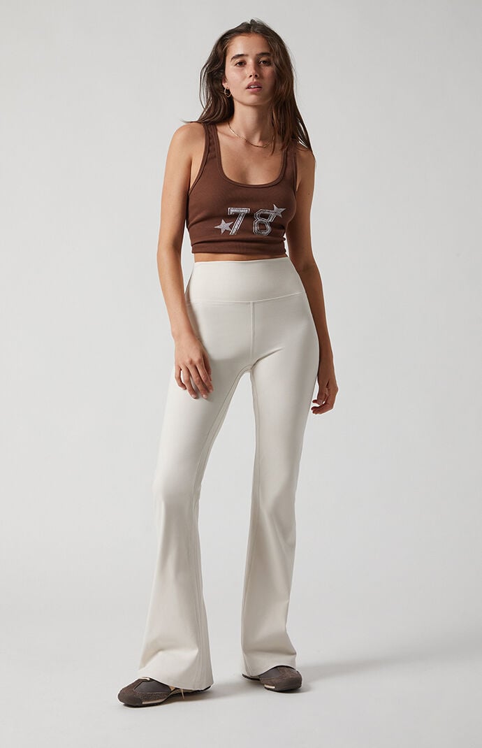 [GROVE]★22F/W FLAW PANTS Flying Monkey High Rise Flare Stretch Pant - Women's Pants