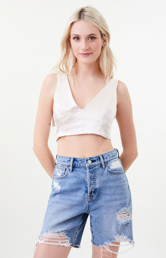 Back In The Saddle Tie Strap Top