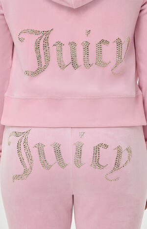 OG Big Bling Velour Hoodie image number 4