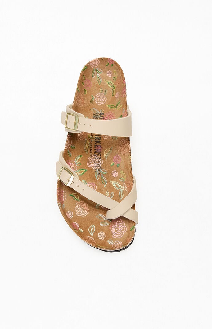 Birkenstock Women's Mayari Printed Footbed Sandal Sandcastle