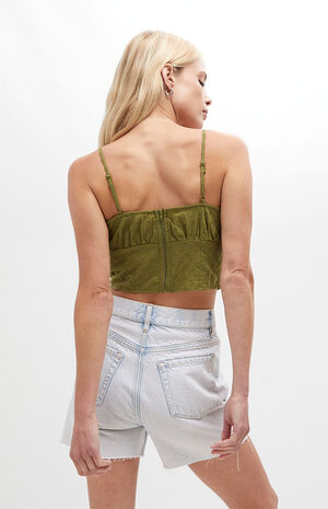 Embroidered Corset Top image number 3