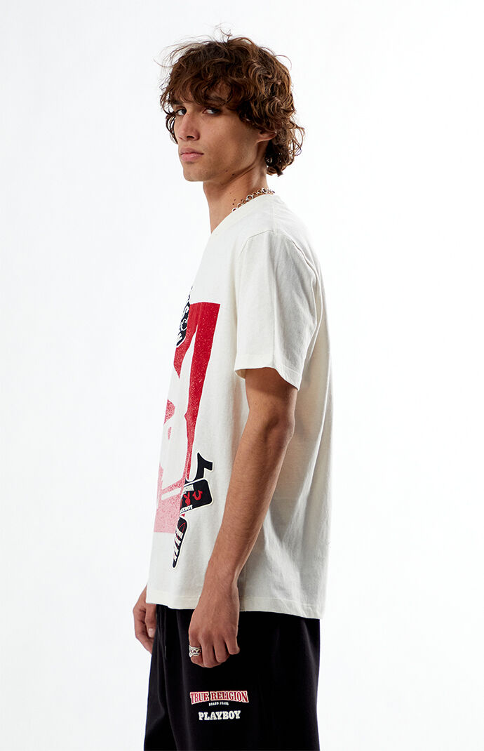 関税込◆True Religion ハニーベア Tシャツ True Religion x Playboy Big Bunny T-Shirt | PacSun