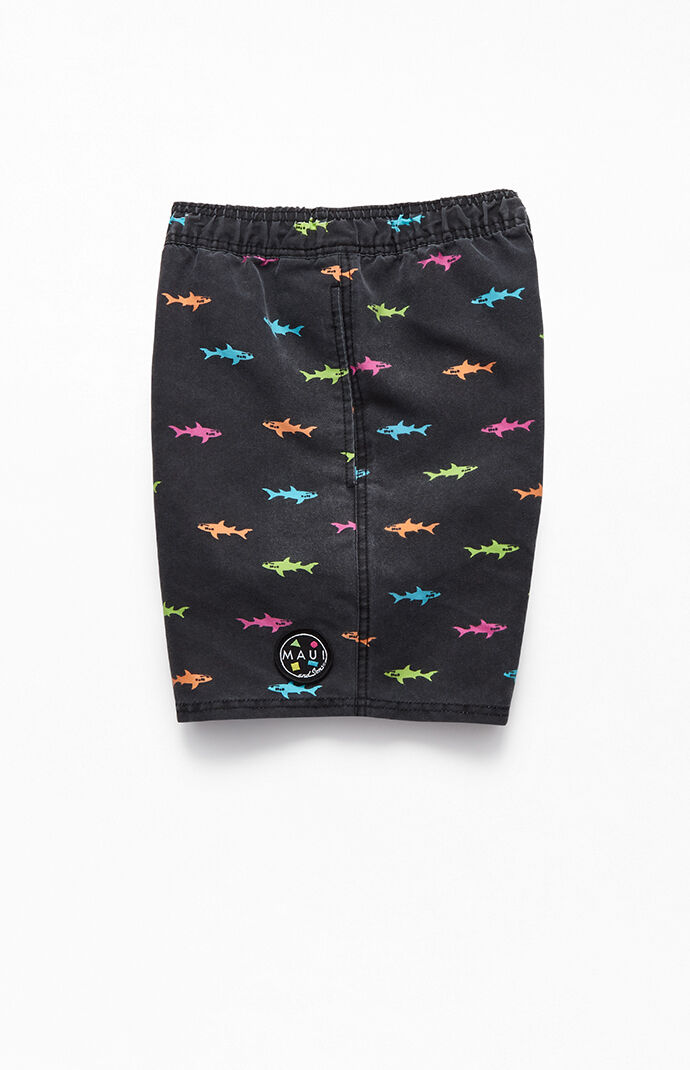 Neon Chubby 17" Swim Trunks