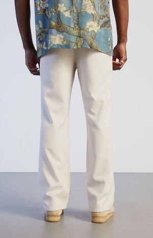 Slim Boot Cream Trousers image number 4