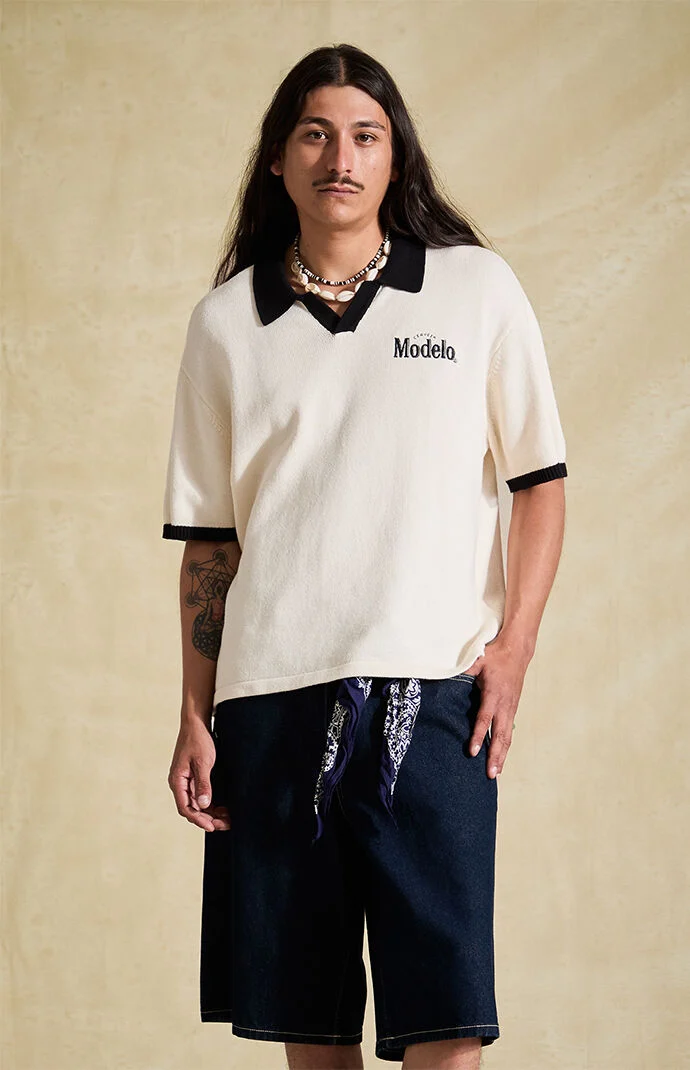 Modelo Relaxed Knit Logo Polo Shirt | Pacsun