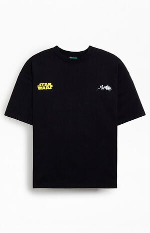 x Star Wars Concrete Green Crystal Oversized T-Shirt image number 3