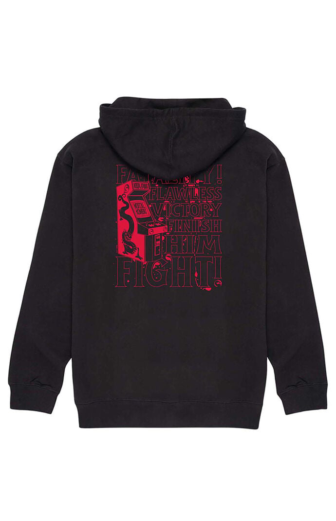 Hybrid Apparel Mortal Kombat Game Quotes Fleece Hoodie