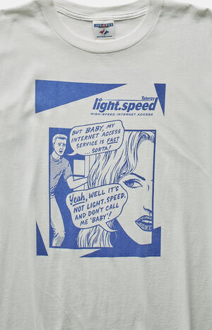2000s Light Speed Internet Graphic T-Shirt image number 3
