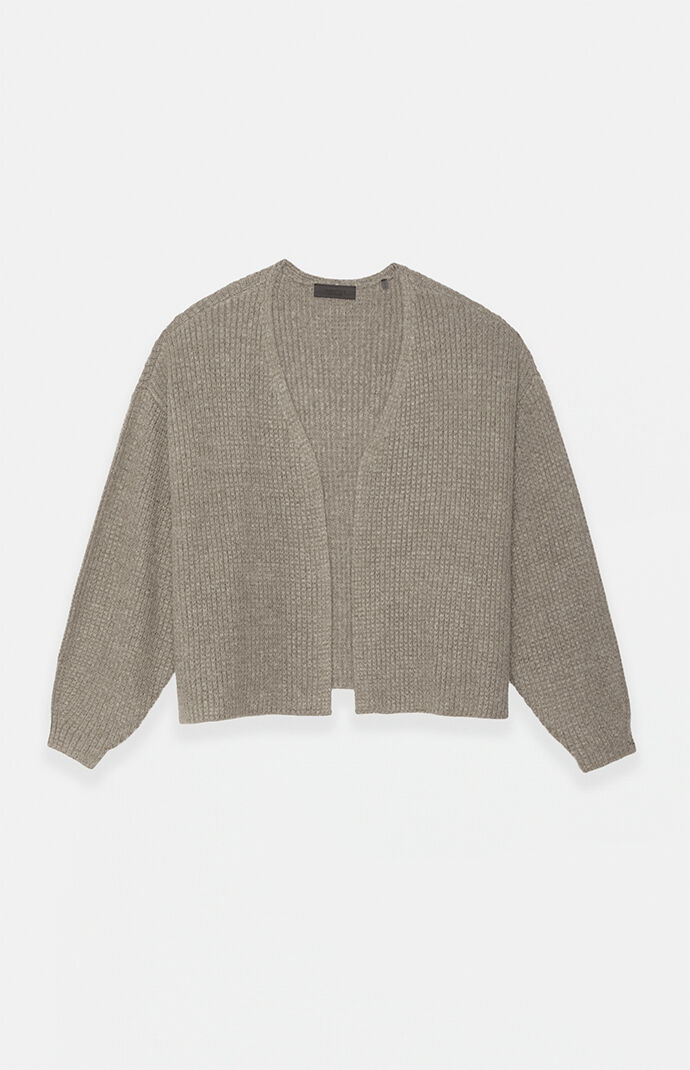 カーディガン FEAR OF GOD - FEAR OF GOD ESSENTIALS CARDIGAN  SEAFOAM Essentials Women's Cardigan - Seafoam – Feature
