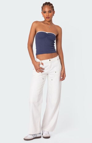 Ayla Low Rise Carpenter Jeans image number 2