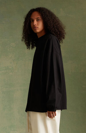 Jet Black Long Sleeve T-Shirt image number 2
