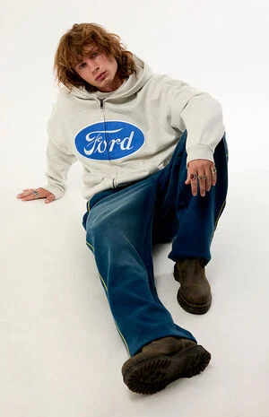 Motor Logo Zip Up Hoodie image number 1