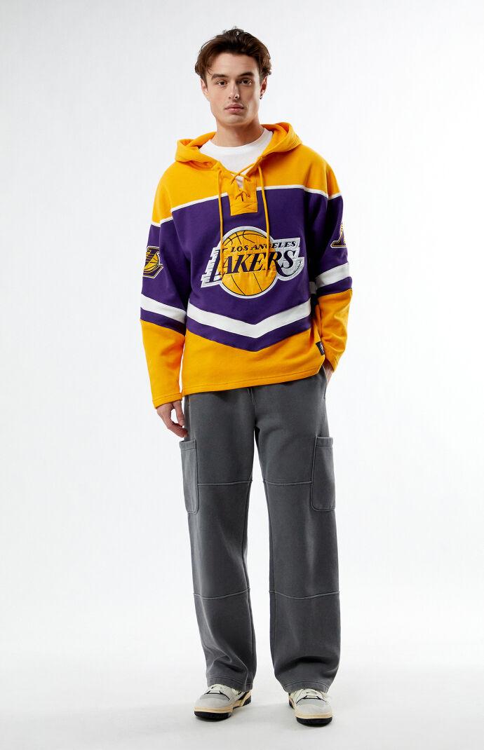 47 Brand LA Lakers Lacer Hoodie | Pacsun