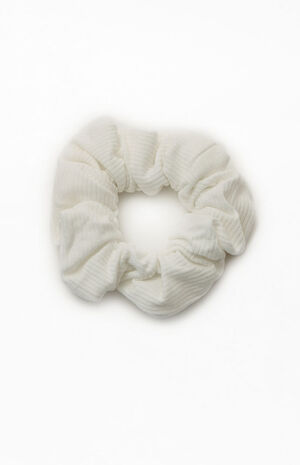 White Hair Scrunchie image number 2