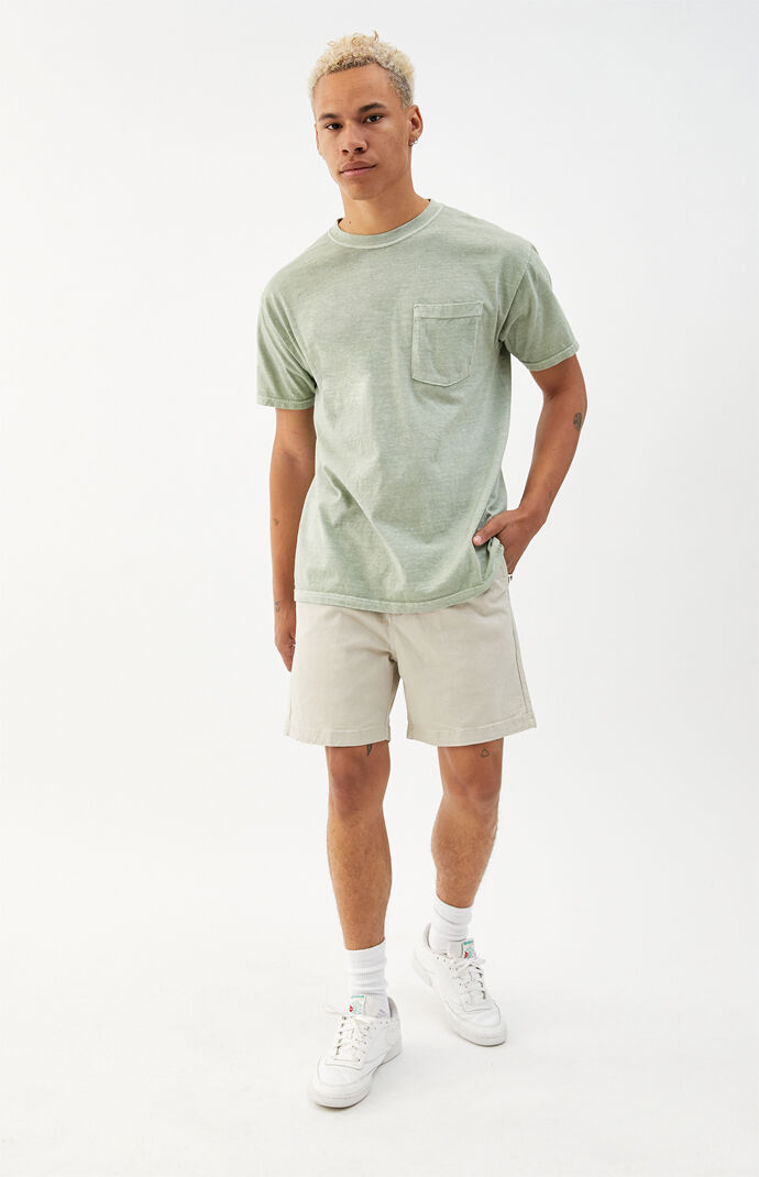 Sage Vintage Wash Pocket T-Shirt