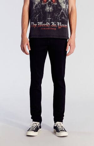 High Stretch Black Stacked Skinny Jeans