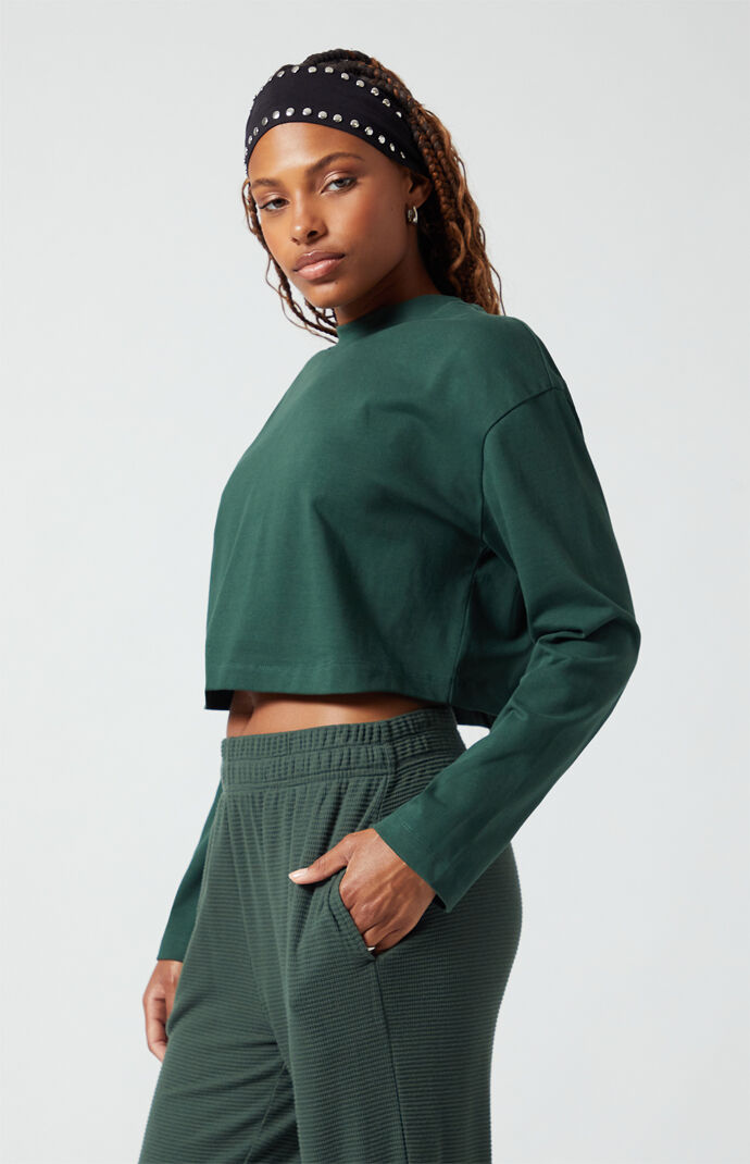 PAC 1980 Active Sedona Jersey A Team Long Sleeve Cropped T-Shirt