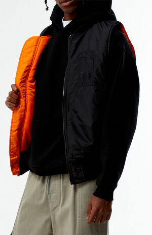 Black MA-1 Vest image number 2