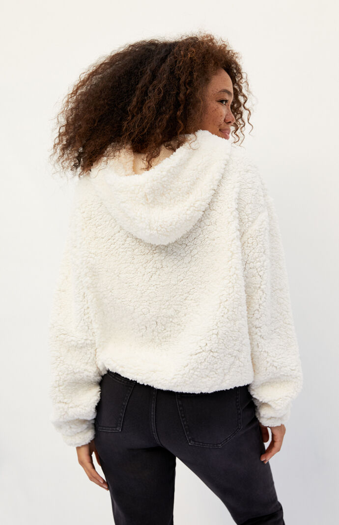 Pacsun sheree sherpa hoodie clearance