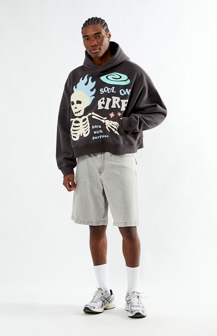 Pacsun Soul On Fire Cropped Hoodie | PacSun