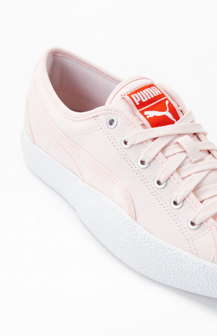 Love Pink Canvas Sneakers