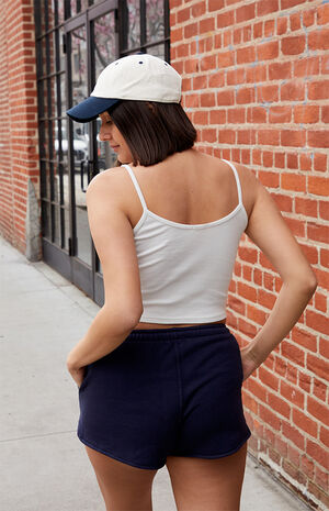 Off White Skylar Cropped Tank Top image number 4