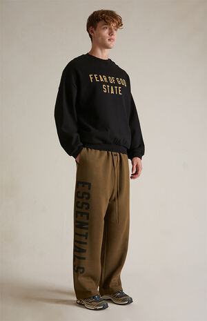 Black Fleece Crew Neck Sweatshirt image number 6