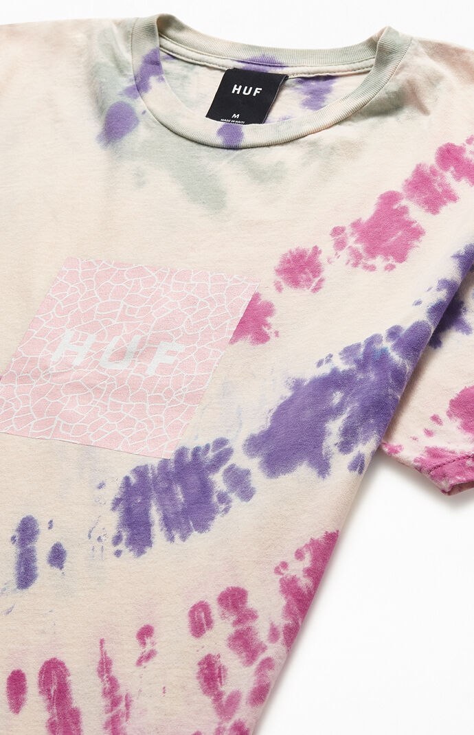 Tie-Dyed Quake Box Logo T-Shirt
