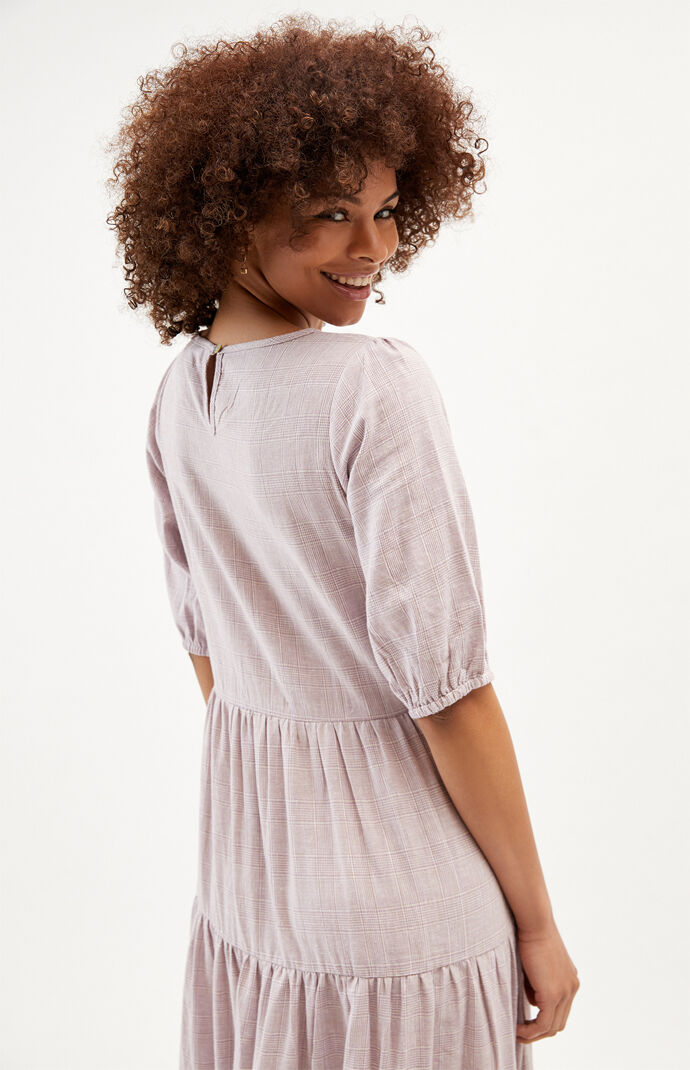 Check Midi Dress