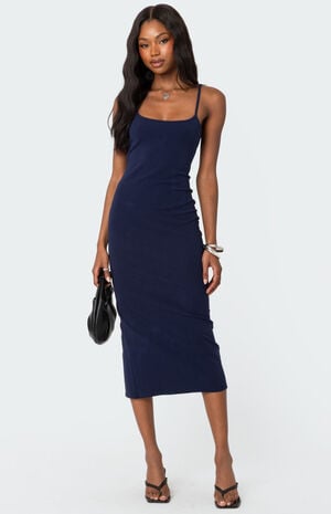 Air Back Slitted Midi Dress image number 1