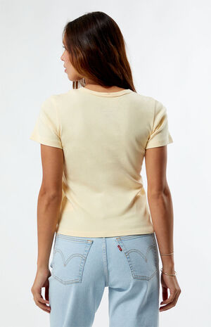 Floral Motif Skimmer T-Shirt image number 3