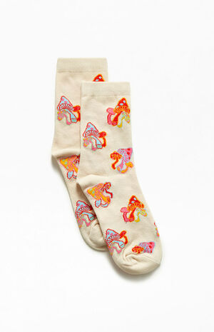 Bright Mushroom Socks image number 2