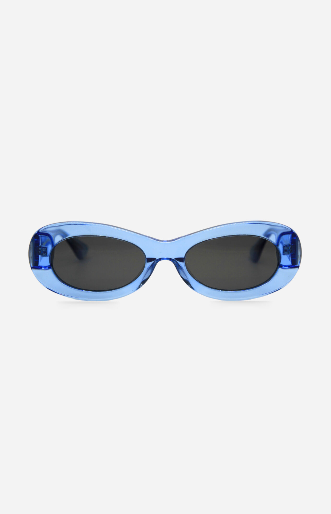INDY Sunglasses SoHo Powder Blue Oval Sunglasses